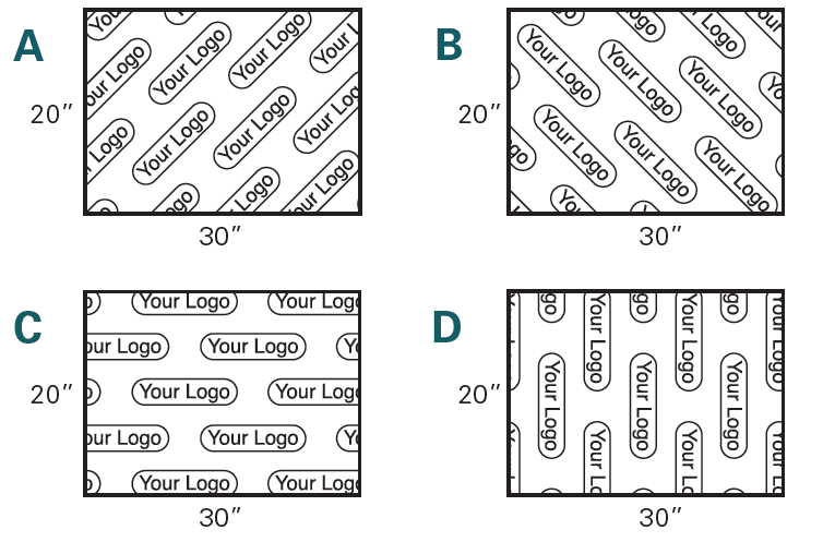 Artwork directions for custom printed tissue papers