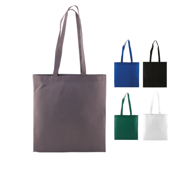 Non-Woven Reusable Tote Bag Long Handles all colors