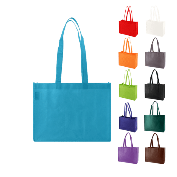 Long Handles Jumbo Non-Woven Reusable Tote Bags all colors Eco-Friendly Choice