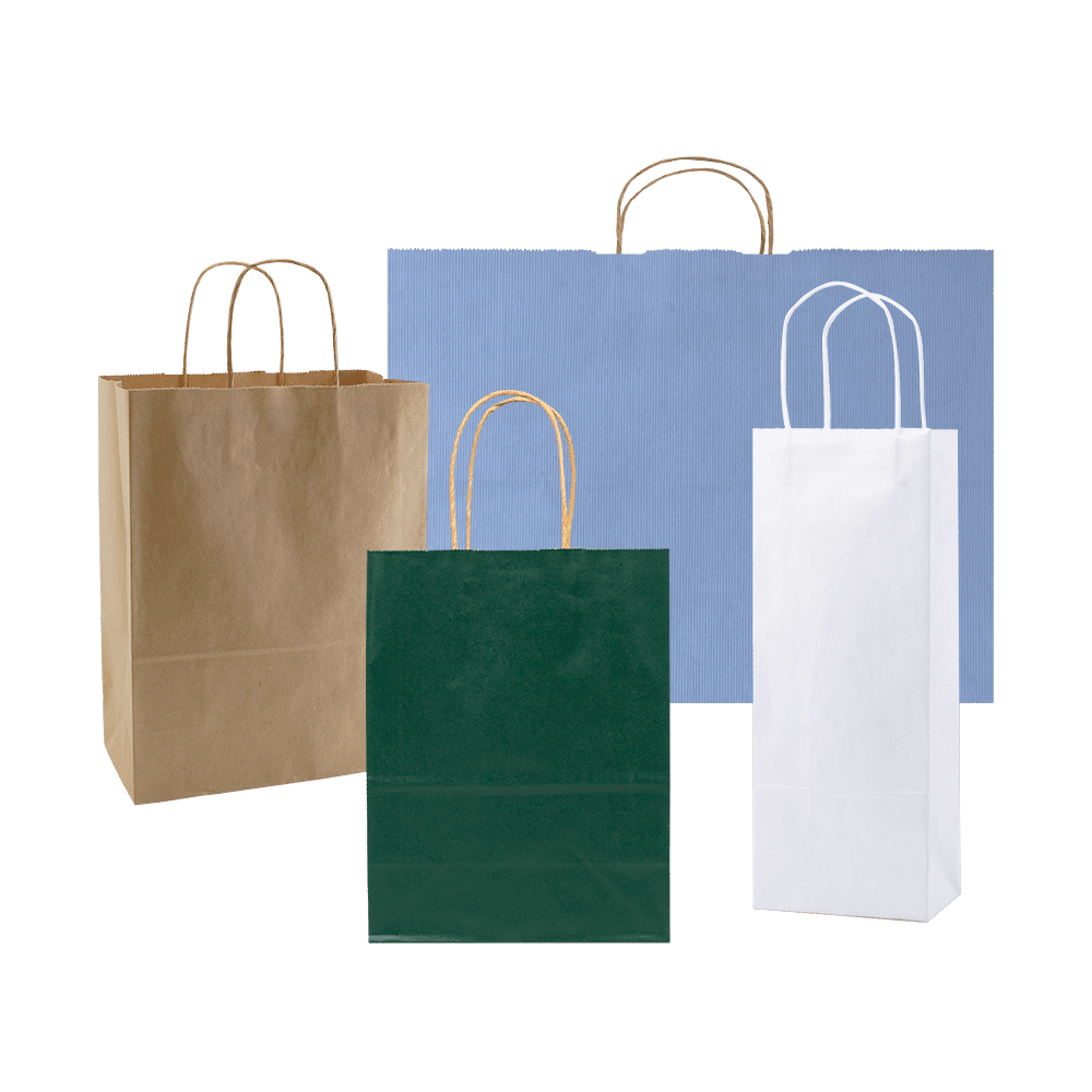 Kraft Paper Recycled Shopping Bags