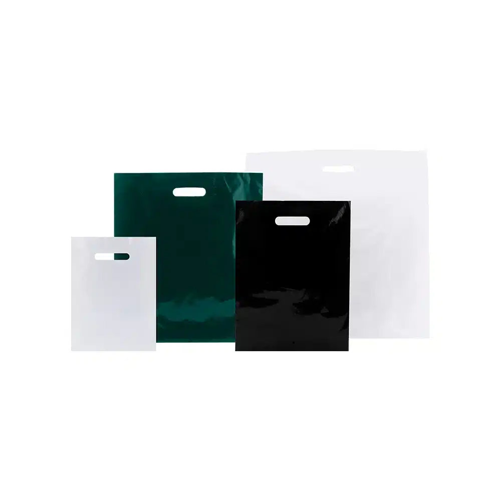 Die Cut Patch Handle Bags