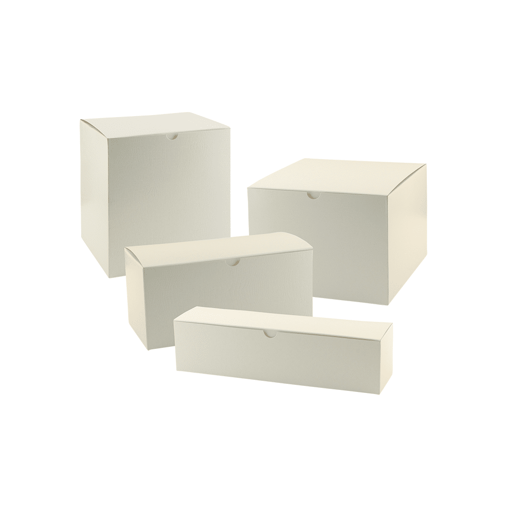Frost White Gloss Fold-Up Gift Boxes