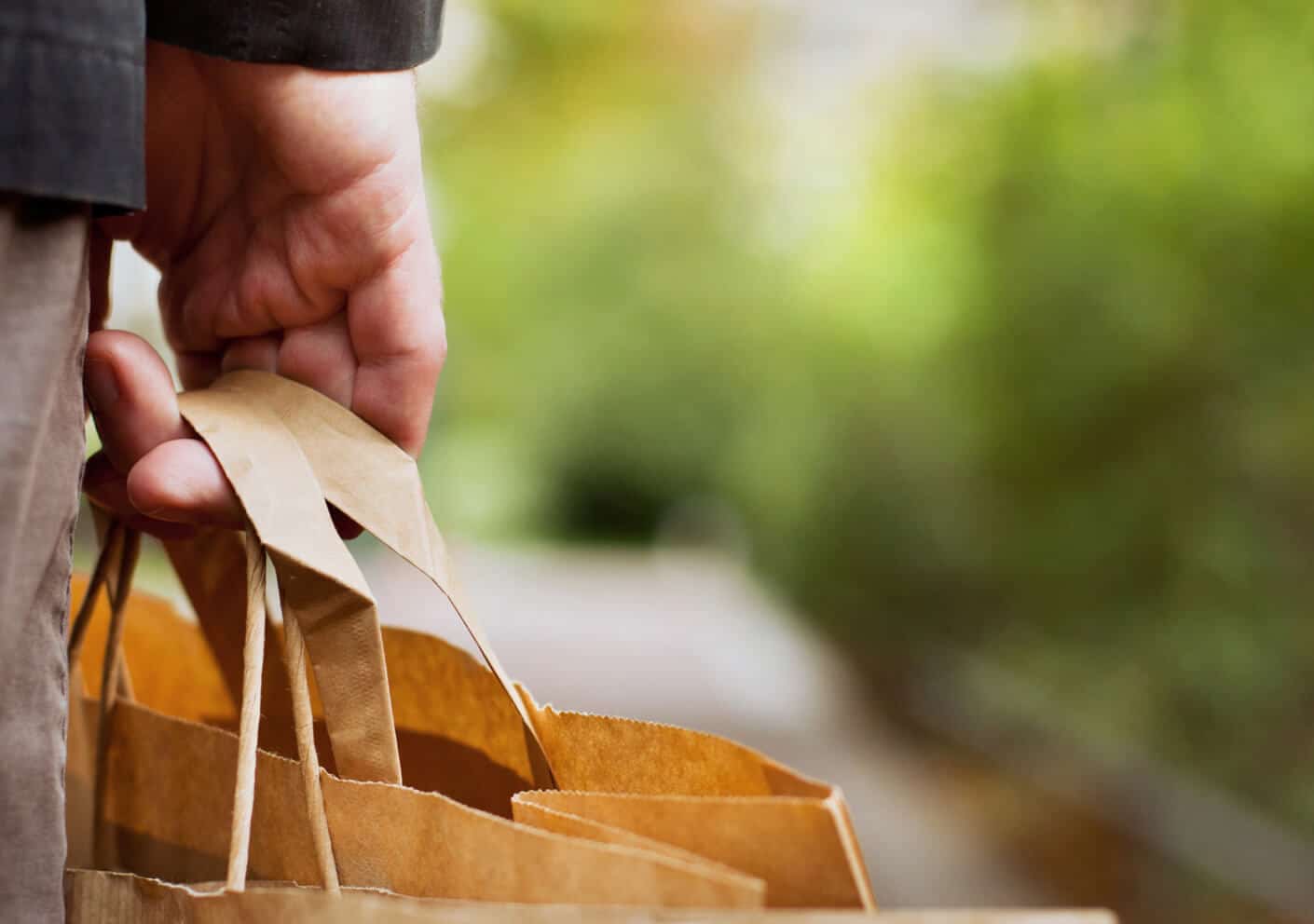 Recycled grocery bags