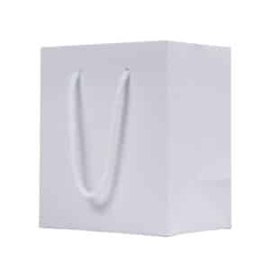 White Kraft Mini Eurotote Bag – 6 x 3.5 x 6.5
